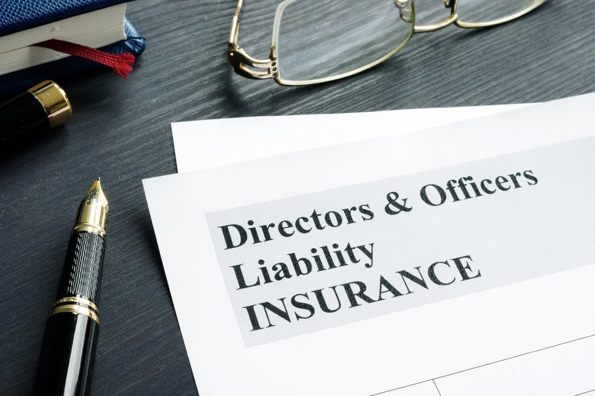 Directors and officers liability insurance application form for business coverage